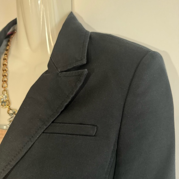 Bluish black Banana Republic  stretch blazer size  0 but fits up to meduim *c1 - Picture 6 of 16
